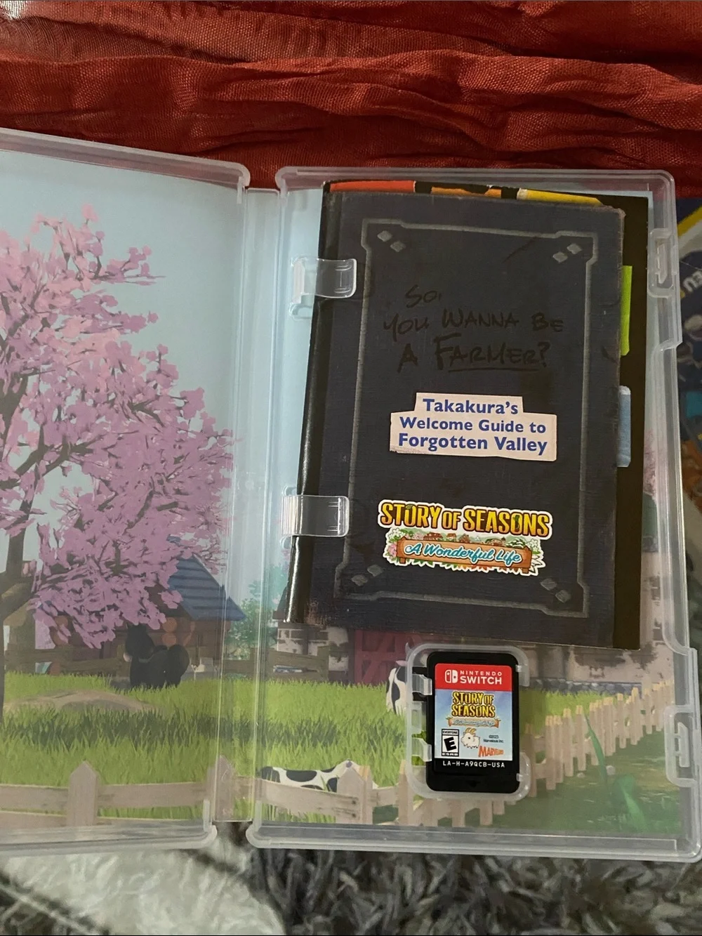 Nintendo Story of Seasons: A Wonderful Life - Blue & Green Artwork